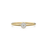 Pave Diamond Flower Ring / Round Diamond Ring / Cluster Pave Diamond Round Ring / Handmade Wedding Band