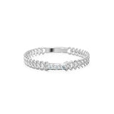 Cuban Link Diamond Ring / Link Chain Diamond Weddin Band in 14k Gold / Gold Band White Diamond Ring / Cuban Link Handmade Ring