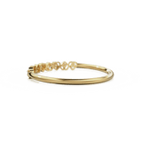 Heart Diamond Band in 14k Gold / Heart Diamond Ring / Gold Band White Diamond Ring / Genuine Diamond Wedding Band