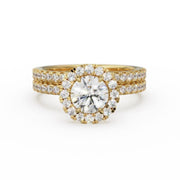 Custom Engagement Ring with Band for N