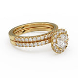 Custom Engagement Ring with Band for N