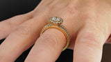 Custom Engagement Ring with Band for N
