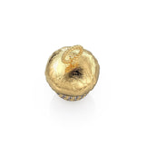 Acorn Solid Gold 18k Diamond Pendant, Luxury Designer Gold Jewelry Gold Gemstone Charm Solid Gold Pendant Gift for her