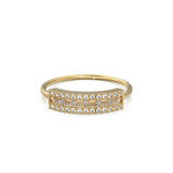 Baguette Diamond Ring / Diamond Baguette Ring in 14k Gold / Rose Gold Baguette Diamond Wedding Ring / Diamond Ring