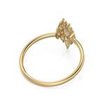 Diamond Ring / Marquise Diamond Ring in 14k Gold / Marquise Diamond Cluster Ring / Diamond Engagement Wedding Ring