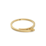 Brilliant Diamond Ring / 14k Gold Brilliant Cut Diamond Ring / Round Diamond Ring Gold / Stackable Ring / Diamond Ring