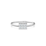 Women's Diamond Wedding Band in 14k Gold / Prong Setting Diamond Wedding Band / Unique Anniversary Ring