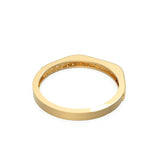 14k Solid Gold Half Eternity Natural Diamond Milgrain Bead Micro Pave Ring / Artdeco Style Half Eternity Ring