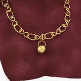 3 Carat 18k Yellow Gold Faceted Pendant/ Solid Gold Faceted Gemstone Charm / 14k 18k Solid Gold Pendant / Handmade Gold Charm