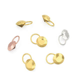 3 Carat 18k Yellow Gold Faceted Pendant/ Solid Gold Faceted Gemstone Charm / 14k 18k Solid Gold Pendant / Handmade Gold Charm