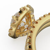 Custom Engagement Ring with Band for N